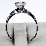 Zonder minimumprijs - Verlovingsring - 14 karaat Witgoud -