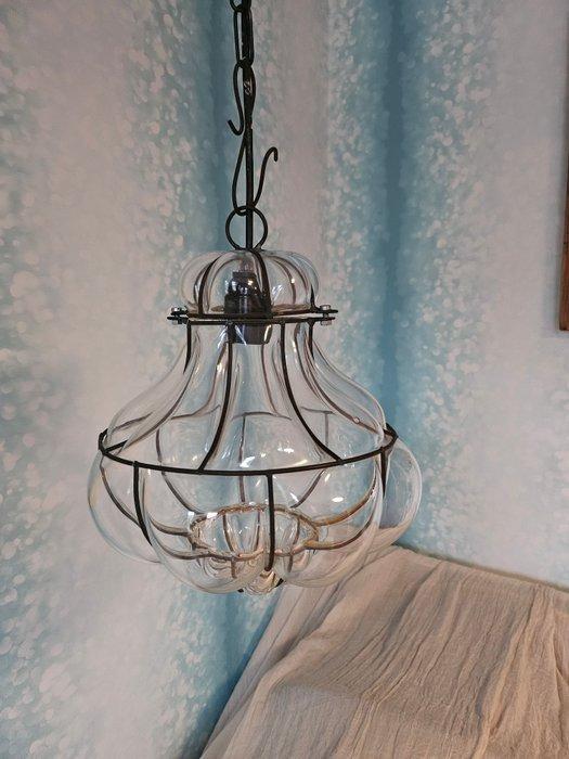 Lamp - Glas, Metaal, Antiek en Kunst, Curiosa en Brocante