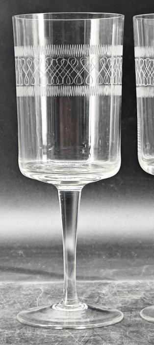 attr. Baccarat - Wijnglas (7) - Kristal - Kristallen, Antiek en Kunst, Antiek | Glaswerk en Kristal