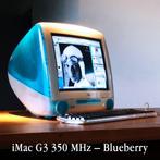 Apple iMac Blueberry 350 MHz, including Apple Pro keyboard &