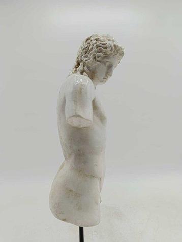 Sculpture, Torso di Eros - 47 cm - poudre de marbre, Antiquités & Art, Curiosités & Brocante