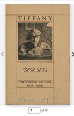 Tiffany Studios, New York - Papierablage - Rek -