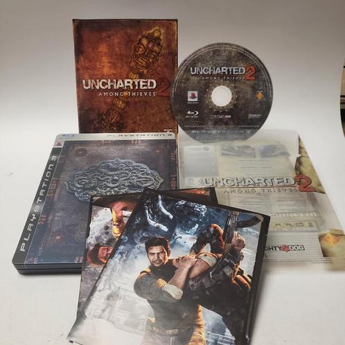 Uncharted 2 Among Thieves Limited Collectors Box PS3, Games en Spelcomputers, Games | Sony PlayStation 3, Zo goed als nieuw, Ophalen of Verzenden