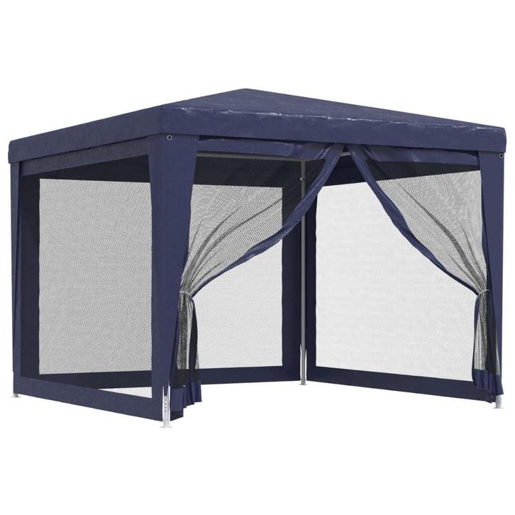 Partytent Blauw 3x3 | Tweede Kansje, Tuin en Terras, Partytenten, Minder dan 4 meter, Minder dan 5 meter, Opvouwbaar, 2 meter of meer
