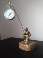 L. Hubert - Porte montre en bronze signé L. Hubert -, Antiquités & Art, Curiosités & Brocante