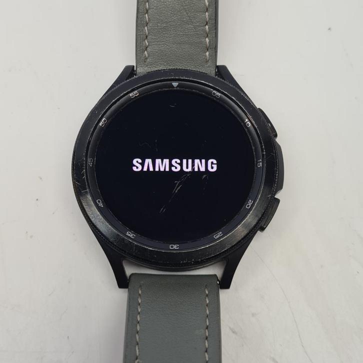 Samsung Galaxy Watch Classic 4 SM-R890 Zwart Incl. Lader..., Handtassen en Accessoires, Smartwatches, Nieuw, Ophalen of Verzenden