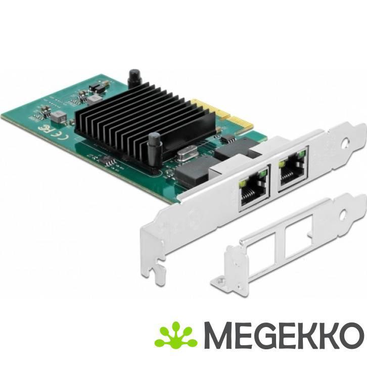 Delock 89021 PCI Express x4-kaart 2 x RJ45 Gigabit LAN, Computers en Software, Overige Computers en Software, Nieuw, Verzenden