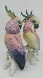 Figurine - Karl Ens - Couple/Duo de Cacatoes 1930 (2) -, Antiek en Kunst