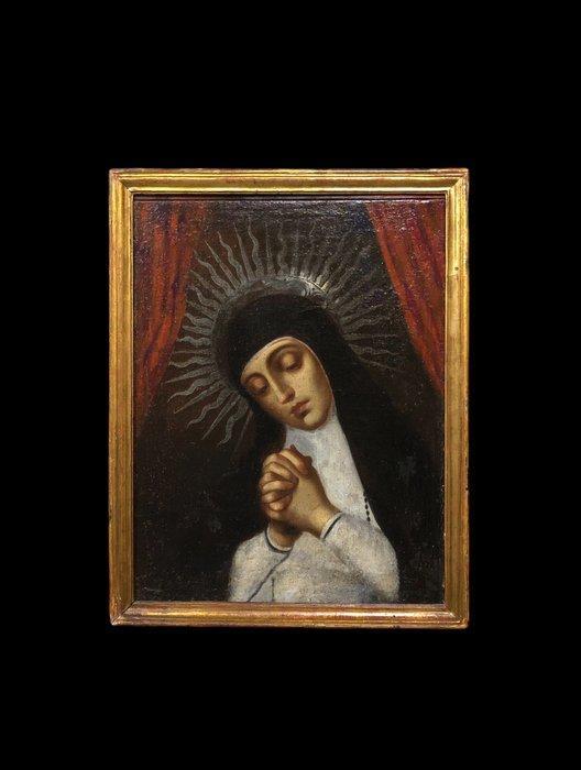Spanish School (c. 1700) - Our Lady of La Paloma, Antiek en Kunst, Kunst | Schilderijen | Klassiek