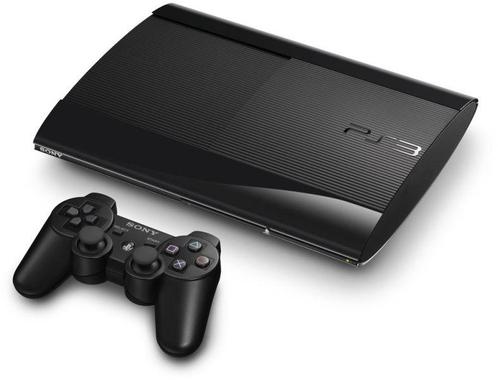 PlayStation 3 Super Slim 500GB-Zwart (PlayStation 3), Games en Spelcomputers, Spelcomputers | Sony PlayStation 3, Ophalen of Verzenden