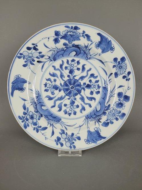 Assiette (1) - Bleu et blanc - Porcelaine - Fleurs - Very, Antiquités & Art, Antiquités | Autres Antiquités