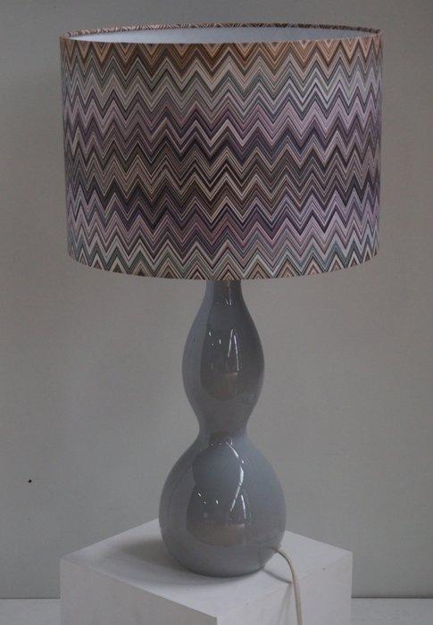 Vintage Yusos Salbu Lamp/ Shadow Missoni Fabric - Tafellamp, Antiek en Kunst, Kunst | Designobjecten