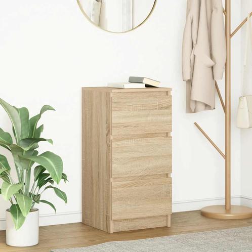 vidaXL Dressoir 37,5x35x76cm bewerkt hout sonoma, Huis en Inrichting, Kasten | Dressoirs, Nieuw, Verzenden