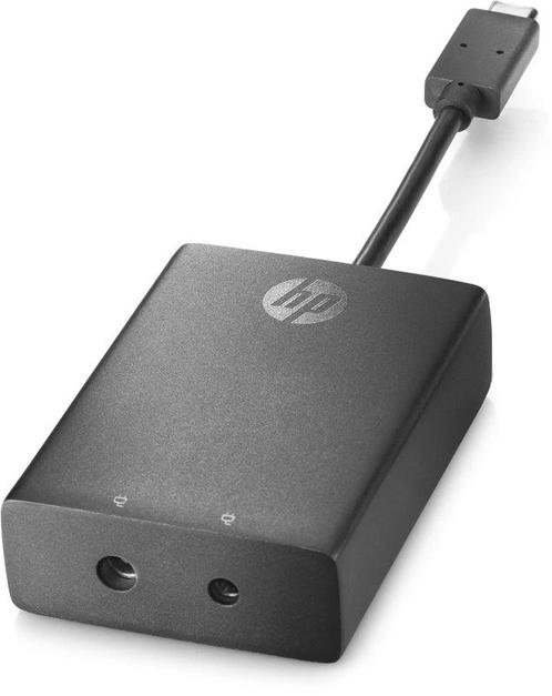HP USB-C to 3 & 4.5 mm Adapter Zwart Nieuw, Computers en Software, Overige Computers en Software, Zo goed als nieuw, Ophalen of Verzenden