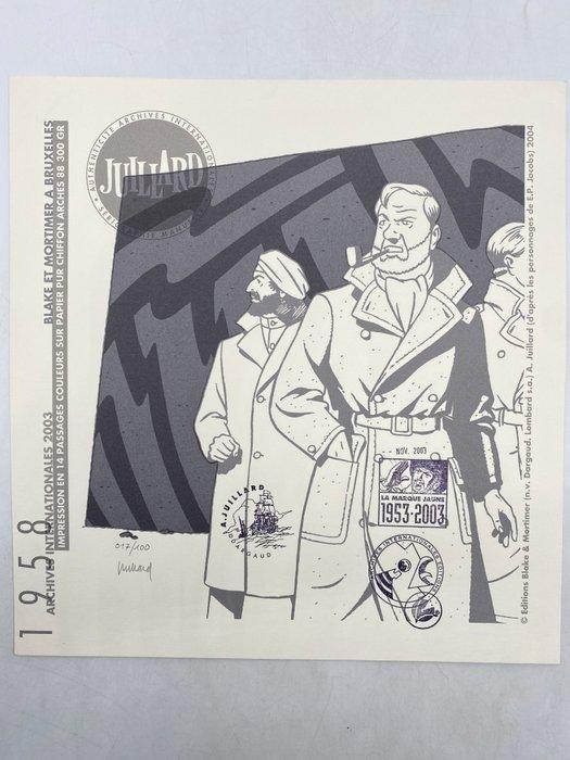 Juillard, André - 2 Silkscreen - Blake & Mortimer - 2003, Boeken, Strips | Comics