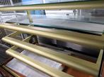 Koof met verlichting, aluminium, goudkleurig, L199,5 x D11 x