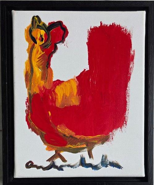 Anton Heyboer (1924-2005) - Kip, Antiek en Kunst, Kunst | Schilderijen | Modern