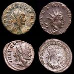 Romeinse Rijk. Gallienus, Tetricus I, Claudius II & Valerian, Postzegels en Munten