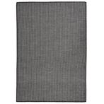 vidaXL Buitenkleed platgeweven 160x230 cm grijs, Huis en Inrichting, Stoffering | Tapijten en Vloerkleden, Verzenden, Nieuw