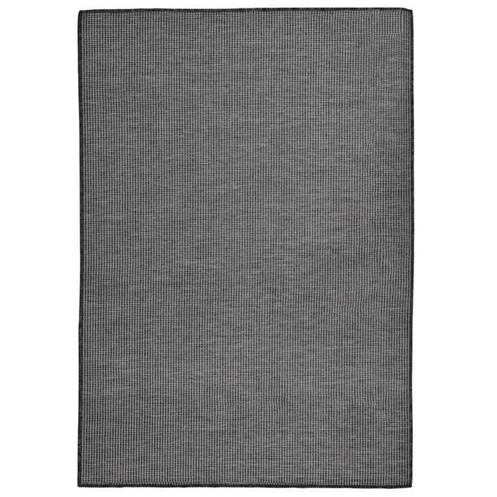 vidaXL Buitenkleed platgeweven 160x230 cm grijs, Huis en Inrichting, Stoffering | Tapijten en Vloerkleden, Nieuw, Verzenden