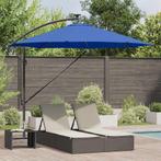 vidaXL Parasol Azurblauw 294 x 294 x 248 cm Polyester en, Tuin en Terras, Verzenden, Nieuw