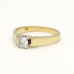 Ring - 14 karaat Geel goud - 0.47ct. tw. Diamant, Nieuw