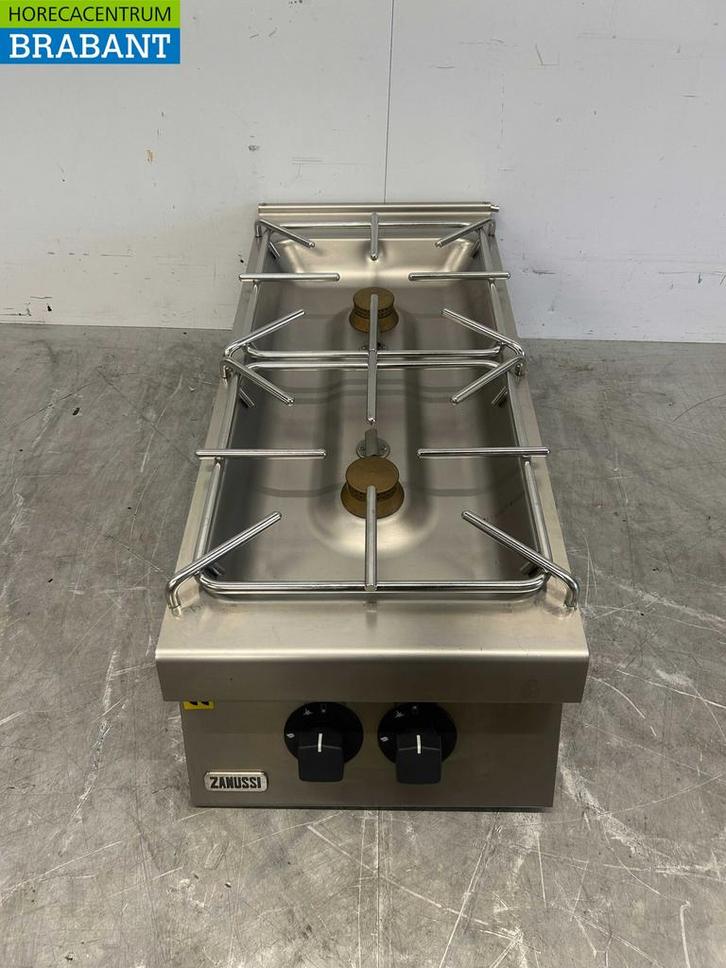 RVS Zanussi 2 pits Opzet fornuis gasfornuis 40 cm Horeca, Zakelijke goederen, Horeca | Keukenapparatuur, Ophalen of Verzenden