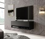 TV-Meubel Asino - mat zwart - 100 cm, Maison & Meubles, Armoires | Mobilier de télévision, Verzenden
