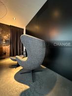 Fritz Hansen EGG Chair met Footstool in stof of leder NIEUW, Nieuw, Leer, High-end Furniture
