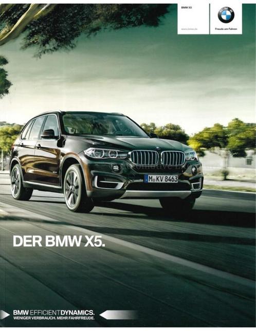 2015 BMW X5 BROCHURE DUITS, Livres, Autos | Brochures & Magazines