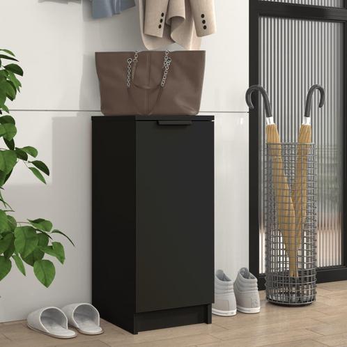 vidaXL Schoenenkast 30x35x70 cm bewerkt hout zwart, Huis en Inrichting, Kasten | Overige, Nieuw, Verzenden