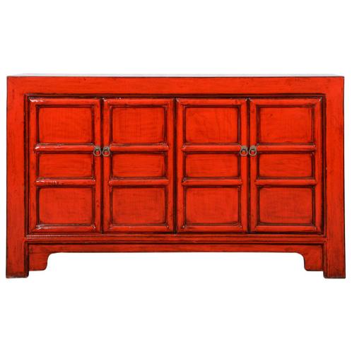 Fine Asianliving Buffet Chinois Rouge Brillant