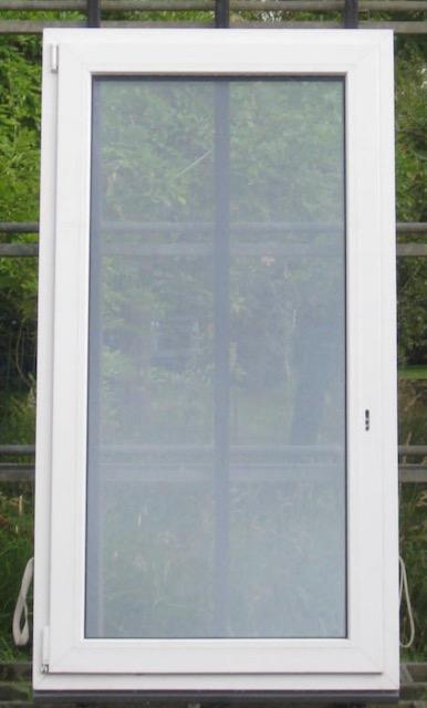 pvc raam , chassis , venster 89 x 167 wit  3 dubbel glas, Doe-het-zelf en Bouw, Raamkozijnen en Schuifdeuren, Inclusief glas, Nieuw