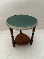 Bijzettafel - Antieke Bijzettafel met Gedetailleerd Snijwerk, Antiek en Kunst