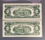 États-Unis dAmérique. - 2 x 2 Dollars - 1963 - Consecutives, Postzegels en Munten, Bankbiljetten | Europa | Niet-Eurobiljetten