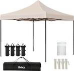2dekans | Brixy Partytent - Opvouwbaar - Easy Up - 3x3m -, Ophalen of Verzenden, Nieuw