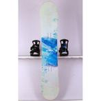 149 dames snowboard BEACH MOUNTAIN CRYSTAL, White/blue, FLAT, Sport en Fitness, Snowboarden, Verzenden, Nieuw