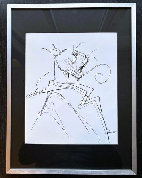 Enki Bilal - Dessin original - Le Monstre, Boeken, Stripverhalen