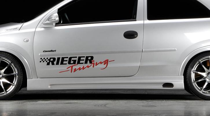 Rieger side skirt | Corsa C: 09.00-05.03 (tot Facelift), 06., Auto-onderdelen, Carrosserie, Nieuw, Opel, Verzenden