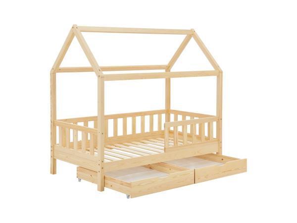 Veiling - Kinderbed Marli - 80 x 160 cm - Houtkleur - Incl., Kinderen en Baby's, Kinderkamer | Bedden, Nieuw