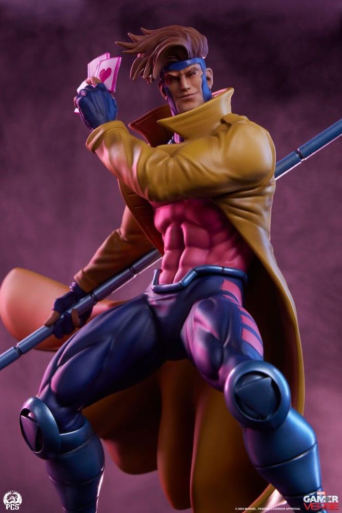 Marvel Gamerverse Classics PVC Statue 1/10 Gambit Player 2 E, Verzamelen, Film en Tv, Ophalen of Verzenden