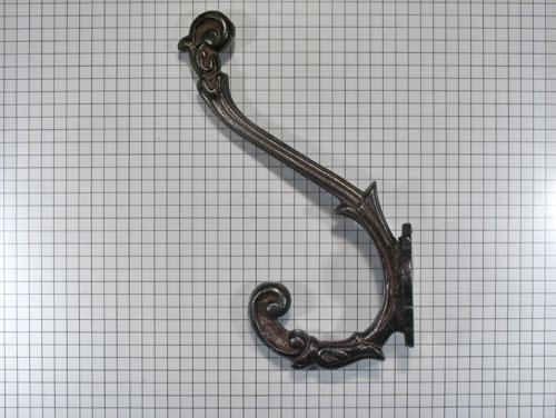 Hoed en jashaak, bewerkt, ijzer geroest, Huis en Inrichting, Woonaccessoires | Kapstokken, Nieuw, Overige materialen