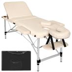 tectake 3 zones massagetafel met 5cm vulling en aluminiumfra, Sports & Fitness, Verzenden