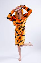 Fleece Badjas Tijgertje L-XL Ochtendjas met Capuchon Tijger, Nieuw, Ophalen of Verzenden