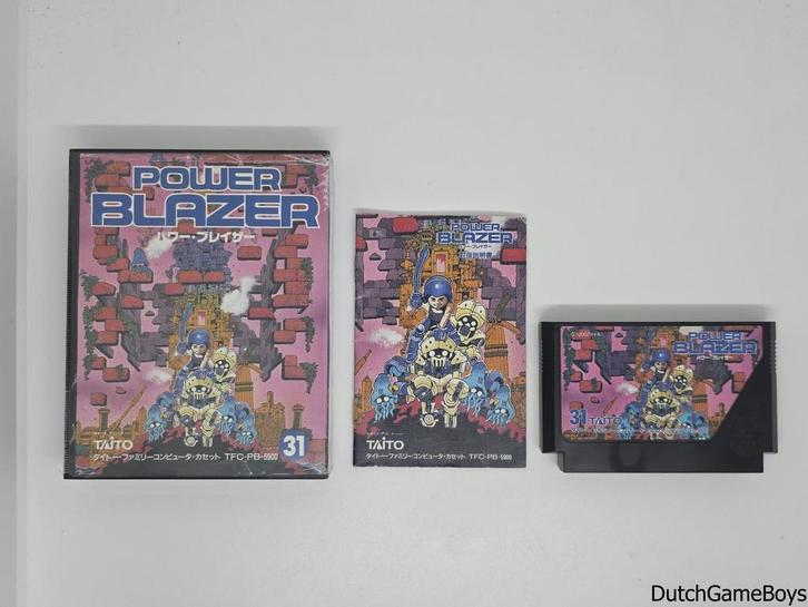 Famicom - Taito - Power Blazer, Games en Spelcomputers, Games | Nintendo NES, Gebruikt, Verzenden