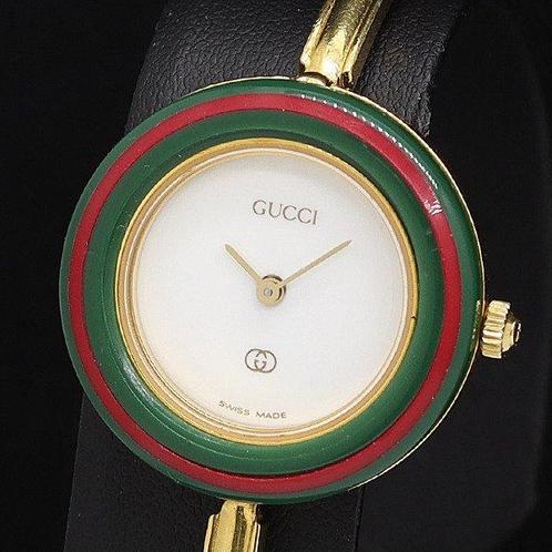 Gucci - Unique bezel bangle watch 12 Color - 1100-L - Dames, Handtassen en Accessoires, Horloges | Heren