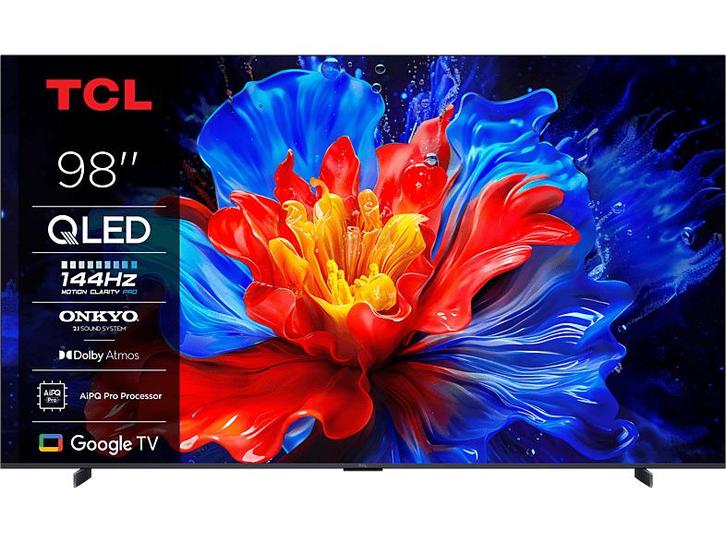 Tcl -   Qled Google Tv 98 (2025) - Zwart, Audio, Tv en Foto, Televisies, 100 cm of meer, 100 cm of meer, Nieuw, Overige merken
