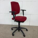 Ergo- bureaustoel, Drabert rood - zwart