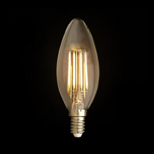 Filament LED Kaarslamp 200lm Ø35mm E14 2W, Huis en Inrichting, Lampen | Losse lampen, Verzenden
