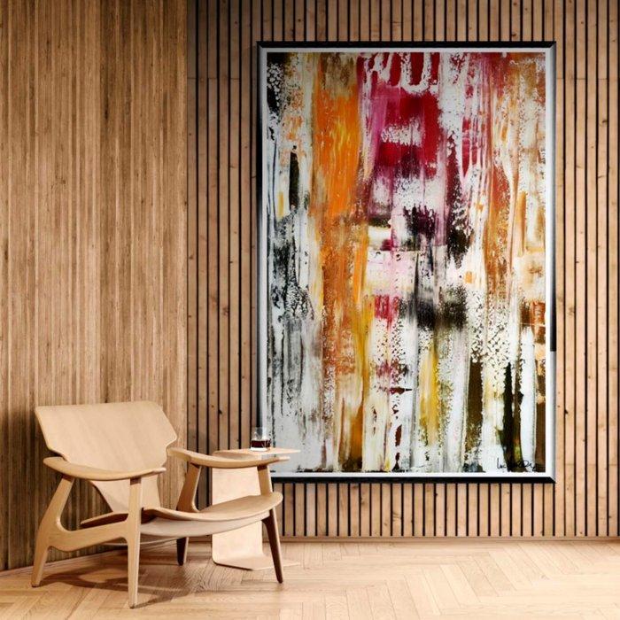 Luc Mora - Melting orange - XXL, Antiquités & Art, Art | Objets design